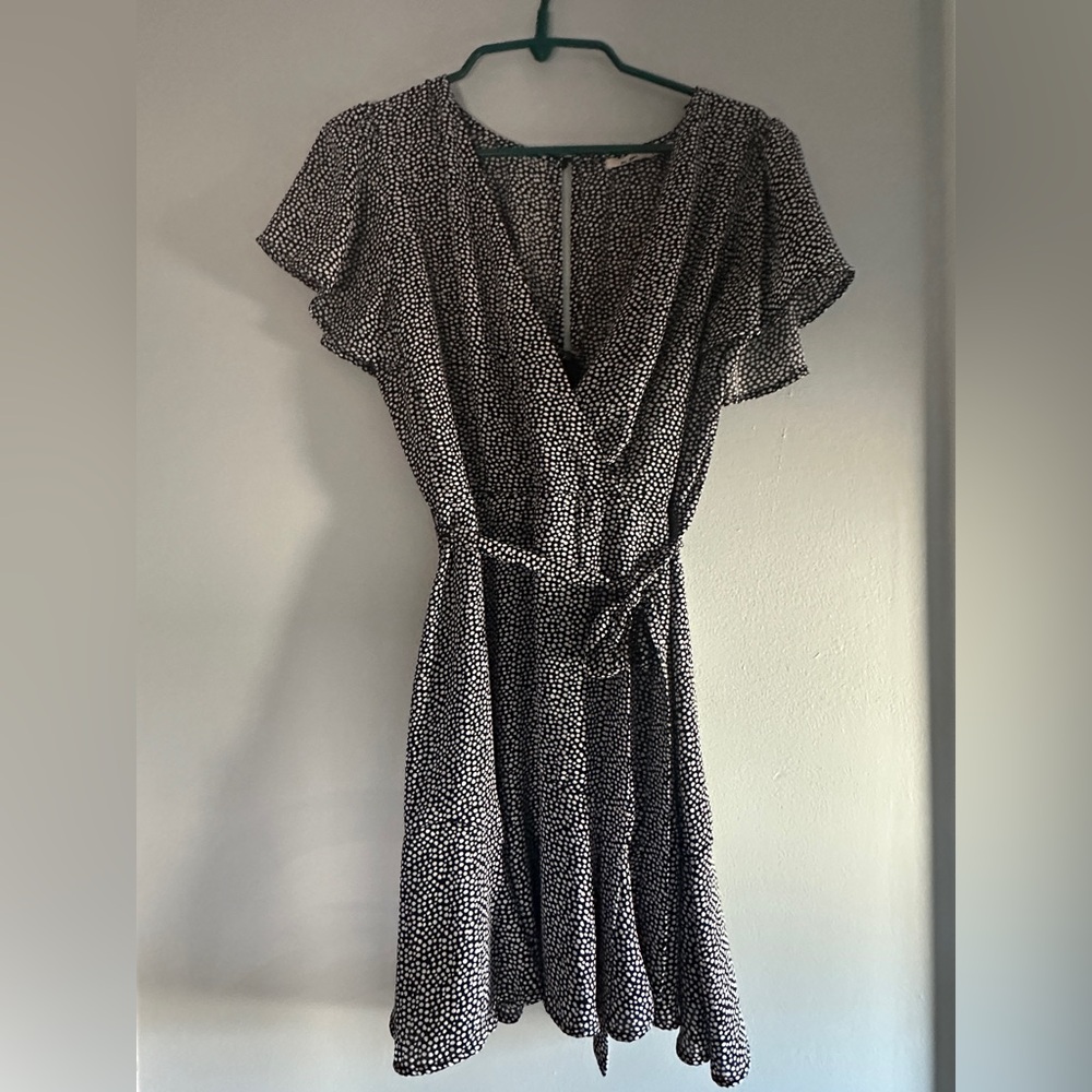 Black and White Polka Dot Fit and Flare